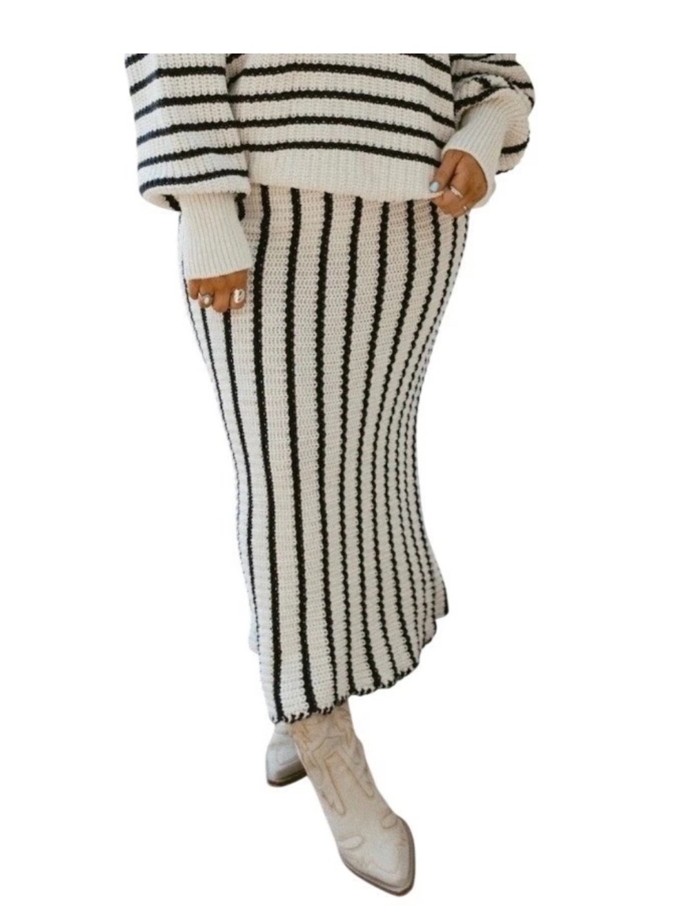 Heyson Knit Midi Skirt Size Medium NWT